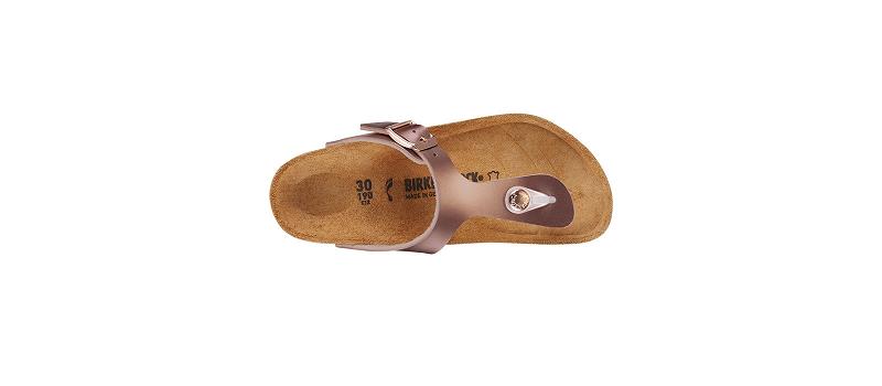 Birkenstock Birko-flor Narrow Gizeh Børn Guld | DK 151KOR